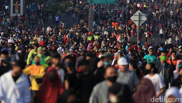 Potret Keramaian Warga Saat CFD di Bekasi