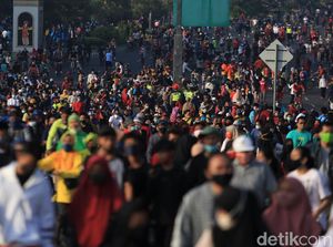 Potret Keramaian Warga Saat CFD di Bekasi