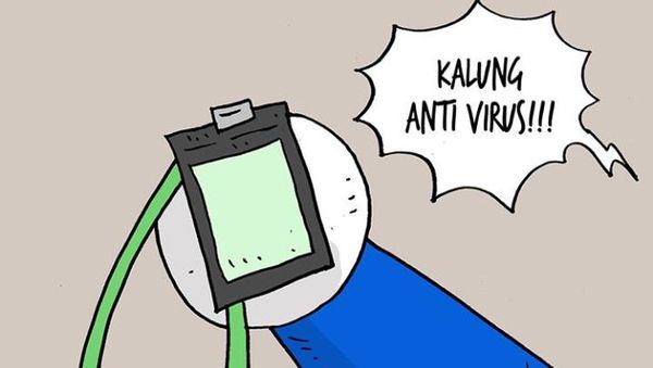 Sederet Meme Lucu Kalung Antivirus Corona