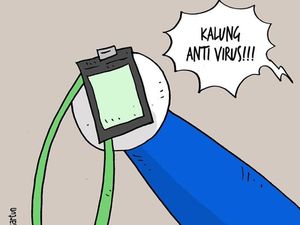 Sederet Meme Lucu Kalung Antivirus Corona