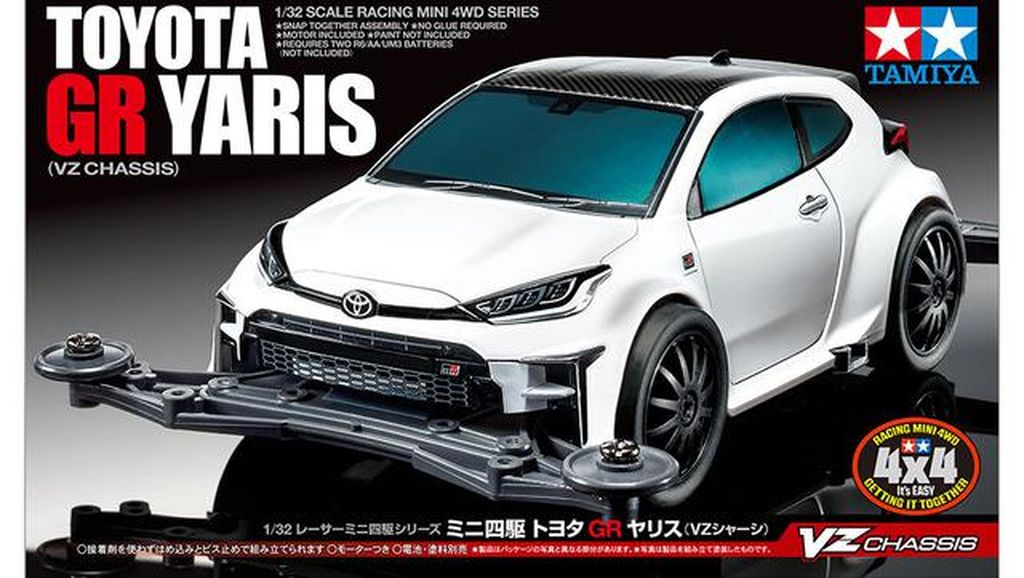 Toyota Yaris GR Versi Mini ala Tamiya