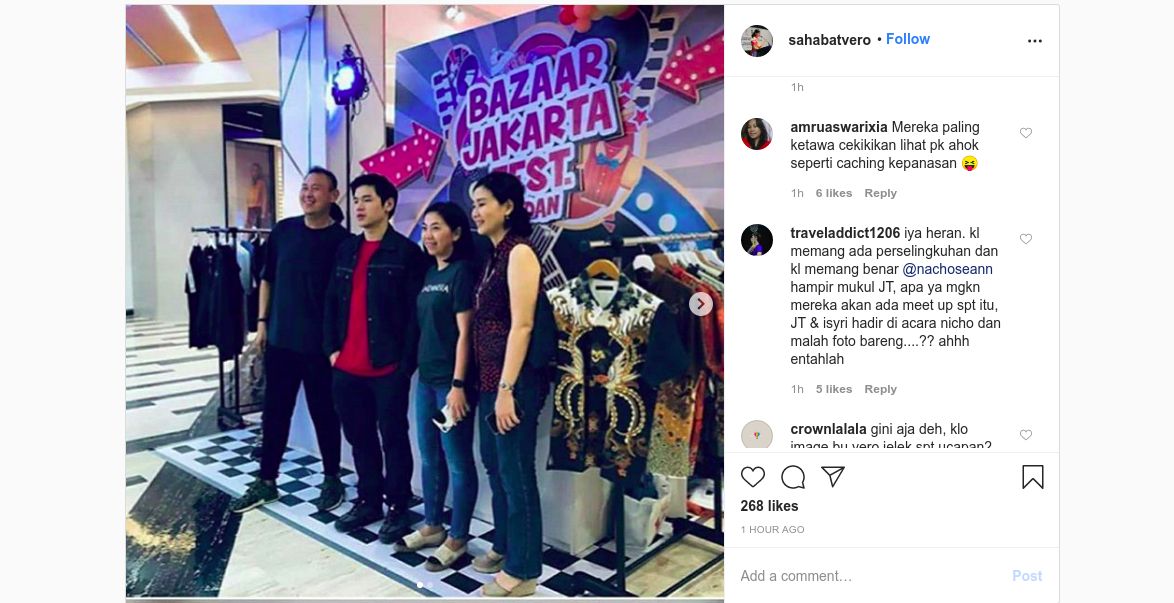 Unggahan sahabat Veronica Tan