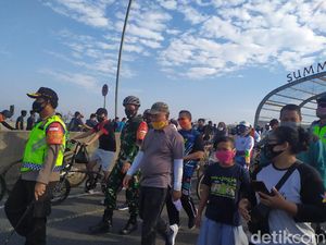 Pantau CFD, Wali Kota Bekasi: Warga Paham Protokol Kesehatan, Tak Ada Kesulitan