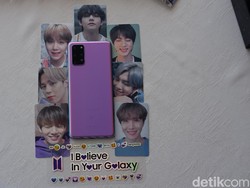 Unboxing Galaxy S20+ BTS Edition, Pasti Bikin ARMY Kesengsem!