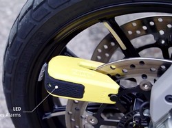 Anti-maling, Gembok Motor Ini Cuma Bisa Dibuka Pakai HP