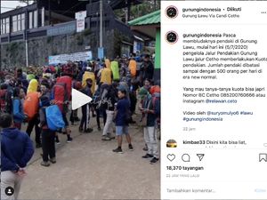 Gunung Lawu-Prau Ruame Poll di Akhir Pekan