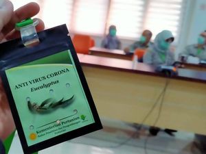 Kalung Eucalyptus Tak Diklaim Antivirus, Kok Tulisannya Anti Virus Corona?