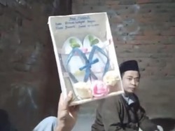 Viral Pria Lombok Nikahi Model Hanya dengan Mahar Sandal Jepit & Segelas Air