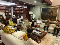 Ini Isi Pertemuan Tertutup Prabowo dan Airlangga di Kertanegara