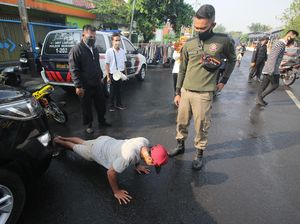 Tidak Pakai Masker, Push Up