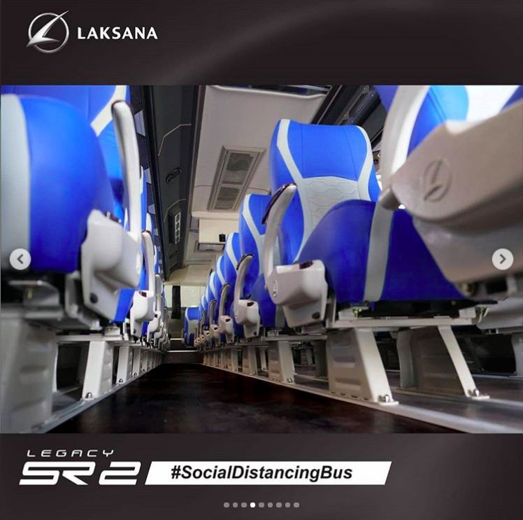 Physical Distancing di dalam bus