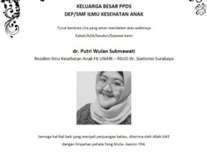 PPDS RSU Soetomo yang Gugur Keponakan Dokter RS Haji yang Juga Terpapar COVID