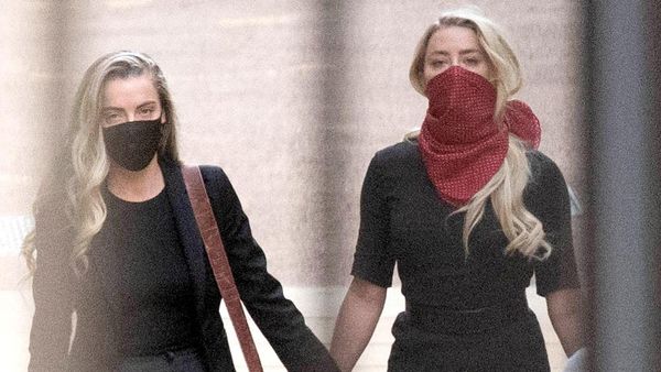 Jadi Sorotan, Amber Heard Bawa Pacar Wanitanya ke Persidangan Johnny Depp