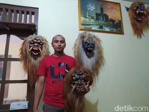 Polisi yang Viral Ambil Bendera RI di Selokan Ternyata Juga Seniman Jathilan