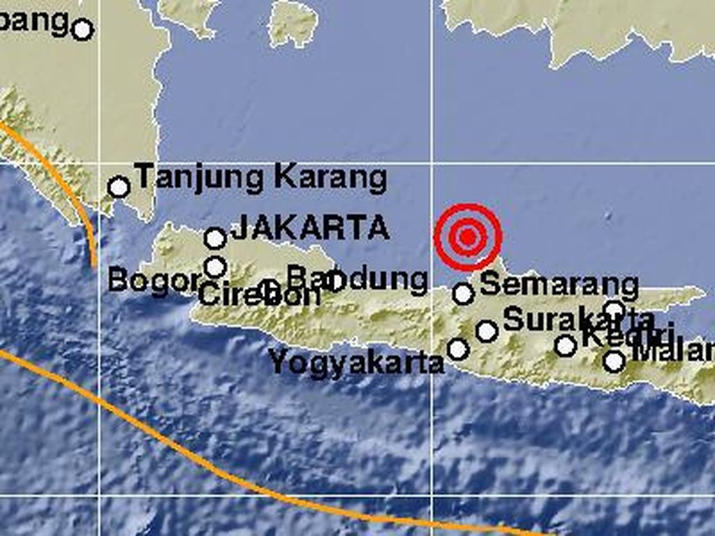 Gempa M 6,1 Terjadi di Jepara Jawa Tengah Gempa M 6,1 Terjadi di Jepara Jawa Tengah