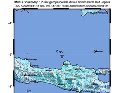 Gempa Jepara Terasa Kuat di Pacitan, BPBD Sebut Belum Ada Dampak