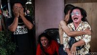 Histeris Warga Korban Kebakaran Manggarai