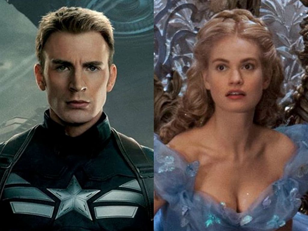 Pasangan Baru, Chris Evans dan Lily James Asyik-asyik di Taman Pasangan Baru, Chris Evans dan Lily James Asyik-asyik di Taman