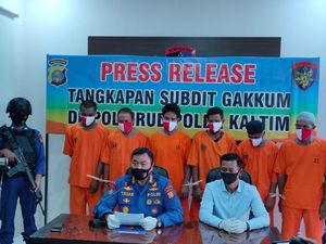 Polisi Ungkap Kasus Pencurian Batu Bara di Atas Kapal Tongkang di Kaltim