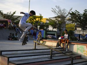 Dibuka Lagi, RTH Kalijodo Kembali Ramai