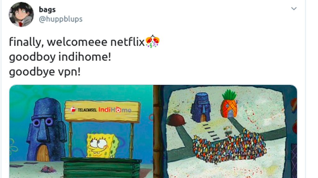 10 Meme Kocak Pengguna Indihome Bisa Pakai Netflix