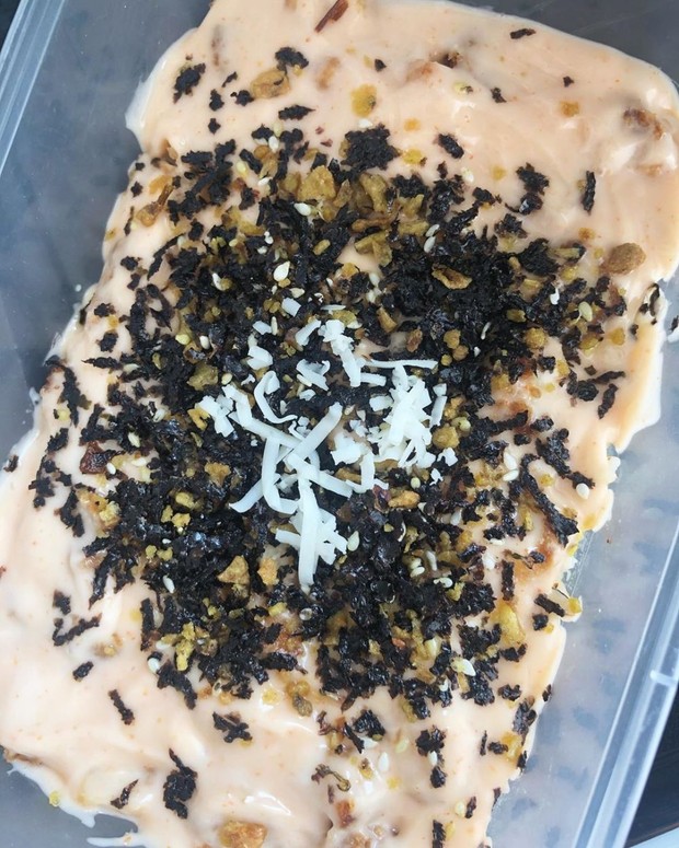 Mentai Rice Nori Panggang/instagram.com/anishanum_ Rasa nori panggang yang nikmat berpadu dengan saus mentai yang khas