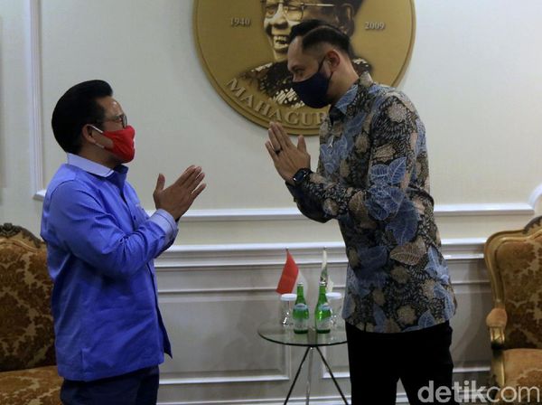 Momen AHY Silaturahmi dengan Cak Imin di Kantor DPP PKB