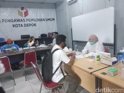 104 Staf-Anggota Bawaslu Depok Ikut Rapid Test, Hasilnya Non-Reaktif