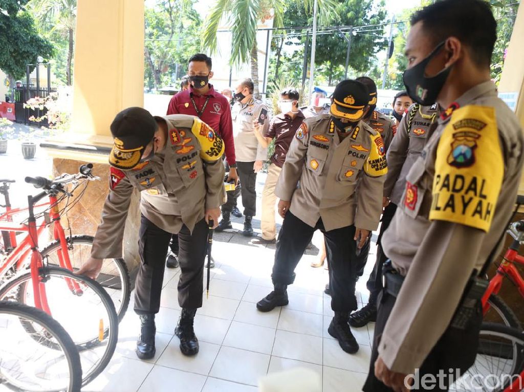 Kasus COVID-19 Surabaya Tertinggi di Jatim, Kesiapan Bhabinkamtibmas Dicek