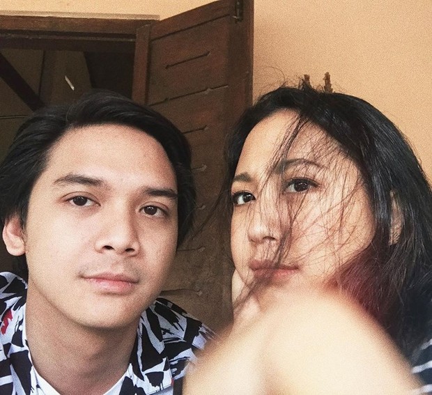 Sherina Munaf dan Baskara Mahendra/instagram.com/sherinasinna/ Sherina Munaf dan Baskara Mahendra didoakan berjodoh karena punya wajah mirip