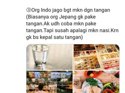 Gadis Jepang Ini Curhat Uniknya Budaya Makan di Indonesia