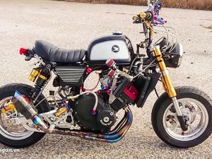 Gokil! Motor Kuntet Honda Monkey Jadi 4 Silinder, Suaranya Mirip Moge