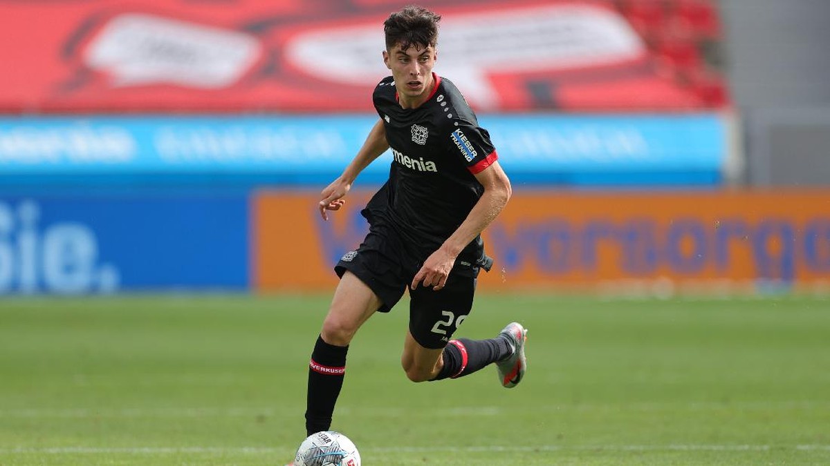 Chelsea sedang menegosiasikan transfer Kai Havertz dengan Bayer Leverkusen. (Foto: Friedemann Vogel/Pool via Getty Images)
