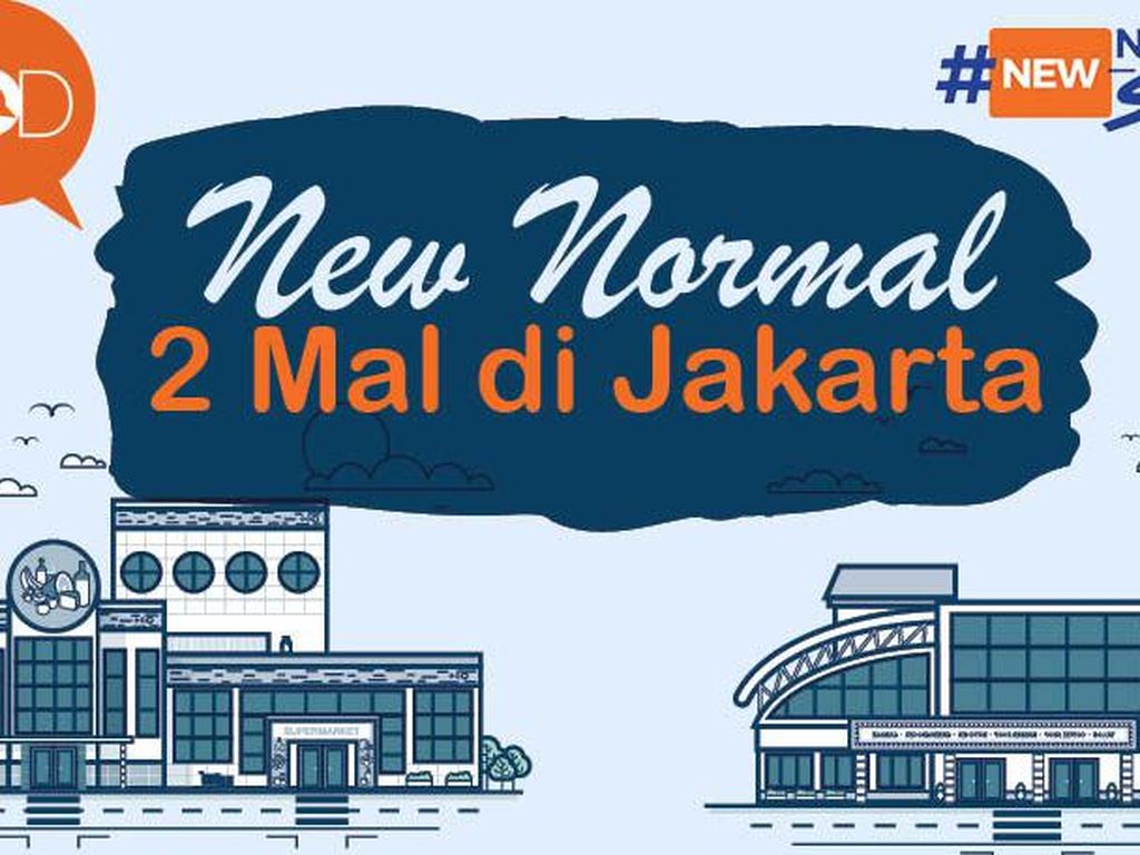 Penampakan New Normal di 2 Mal Besar Jakarta Penampakan New Normal di 2 Mal Besar Jakarta