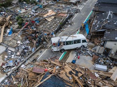 Ngeri! Dampak Dahsyatnya Terjangan Banjir Longsor di Jepang