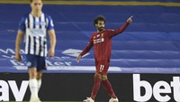 Liverpool langsung mencetak gol di saat pertandingan belum berjalan 10 menit melalui sepakan Mohamed Salah dan Jordan Henderson. AP Photo/Daniel Leal Olivas,Pool.