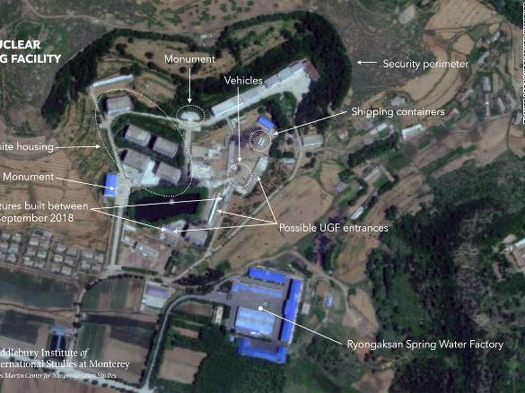 Foto Satelit Ungkap Aktivitas di Fasilitas Nuklir Korea Utara