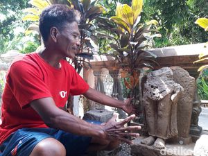 Gali Kubur di Pemakaman, Pria Boyolali Ini Malah Temukan Arca