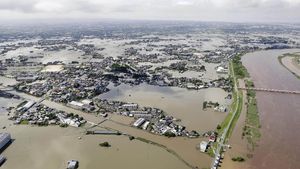 Potret Banjir dan Longsor Jepang dari Udara