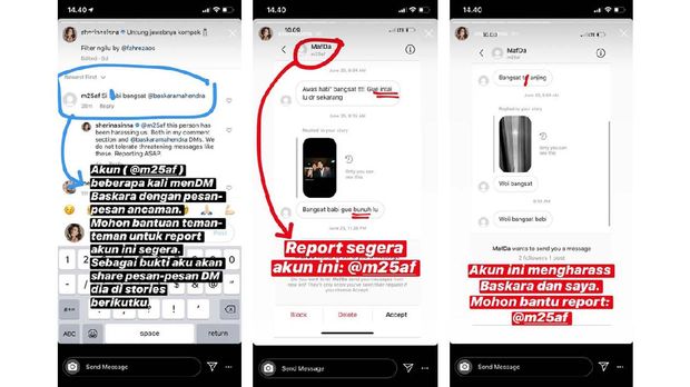 Screenshot IG Sherina Munaf