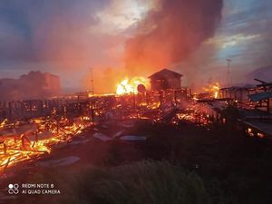 Kebakaran Sekolah di Kukar, Diduga Akibat Kompor di Rumah Warga Terbakar