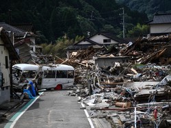 Ribuan Orang Terjebak Banjir di Jepang, Penyelamatan Masih Berlangsung