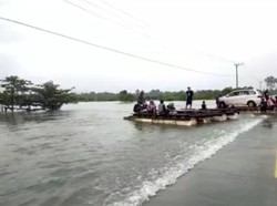 Banjir Rendam Konawe Utara, Akses Jalan Lintas Provinsi Terputus