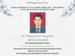 Dokter yang Merawat Pasien Corona di Blitar Meninggal, Muncul Klaster Baru