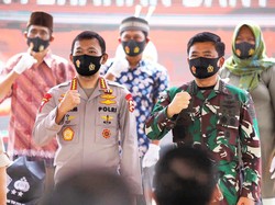 Tanggulangi Corona, Panglima TNI dan Kapolri Resmikan Kampung Tangguh Nusantara 