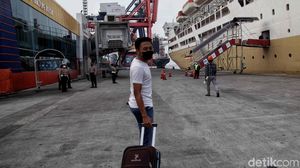 Perdana, Kapal KM Kelud Kembali Berlayar dari Priok
