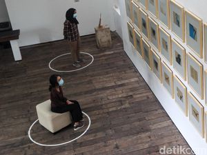 Seperti Ini Penerapan Protokol Kesehatan di Galeri Seni