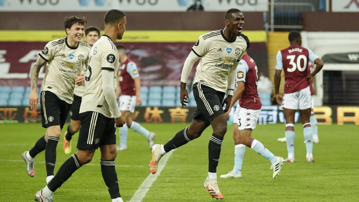 Manchester United menang 3-0 di kandang Aston Villa dalam lanjutan Liga Inggris. (Foto: AP/Andrew Boyers)