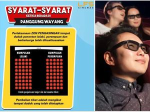 Tak Cuma Jaga Jarak, Bioskop Ini Pisahkan Lelaki dan Perempuan