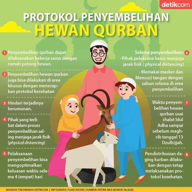 Protokol Kesehatan Penyembelihan Hewan Qurban dari MUI Protokol Kesehatan Penyembelihan Hewan Qurban dari MUI